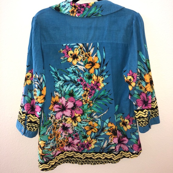 Floral print shirt Simple brand - Picture 2 of 4